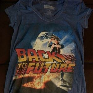 Back to the Future logo t-shirt